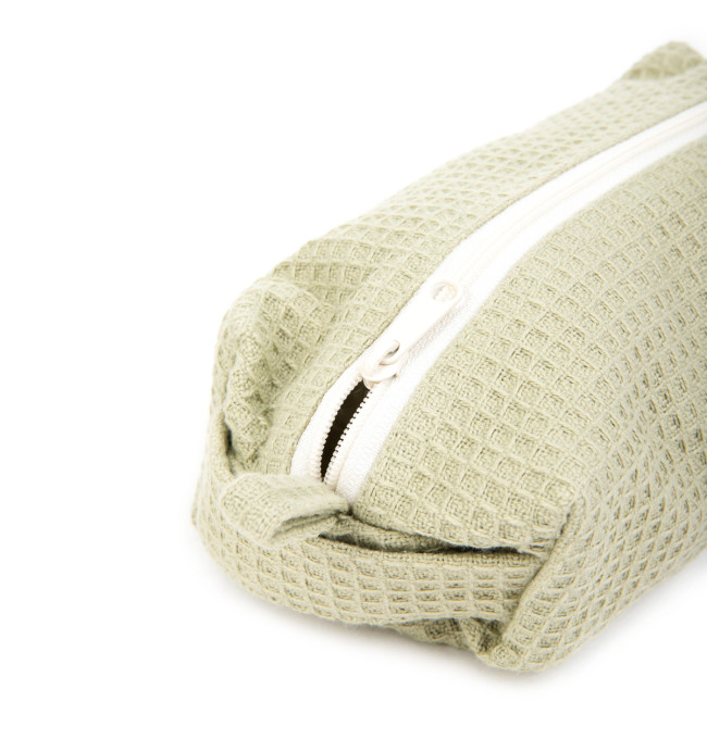 Kosmetická taštička WAFFLE zelená 865645