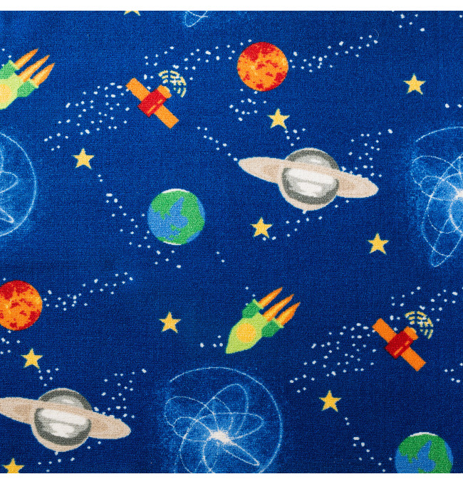 Dětský metrážový koberec KOSMOS