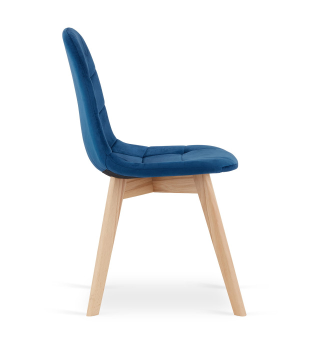 Jídelní židle BORA samet - granátová