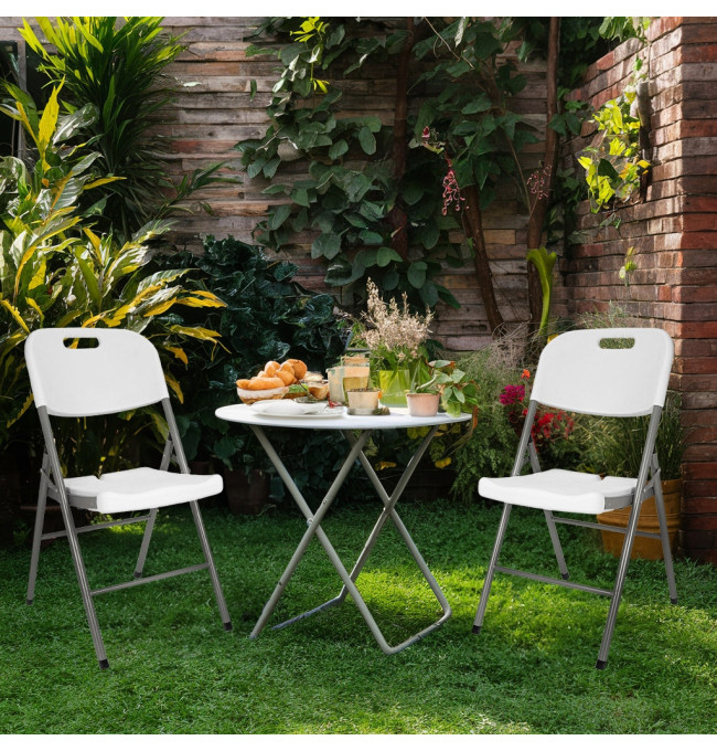 Rozkládací židle WHITE bílá