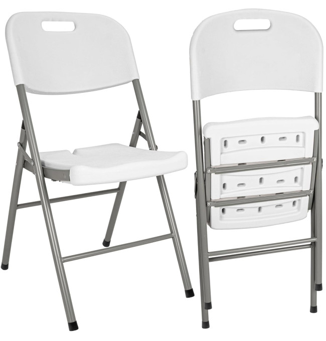 Rozkládací židle WHITE bílá