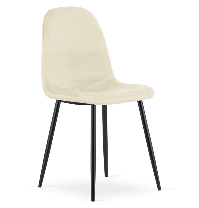 Set dvou jídelních židlí COMO béžový (2 ks)