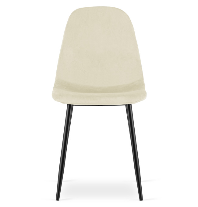 Set dvou jídelních židlí COMO béžový (2 ks)