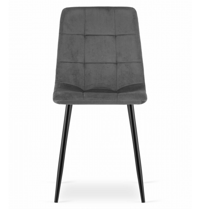 Set jídelních židlí KARA tmavě šedé (4ks)