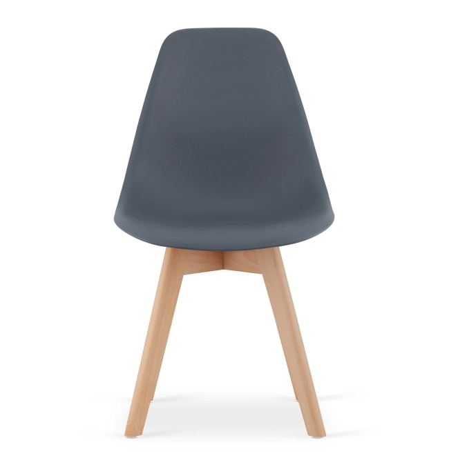 Set tří jídelních židlí KITO břidlicový (3 ks)