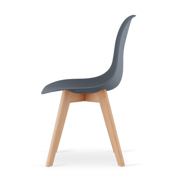 Set čtyř jídelních židlí KITO břidlicový (4 ks)