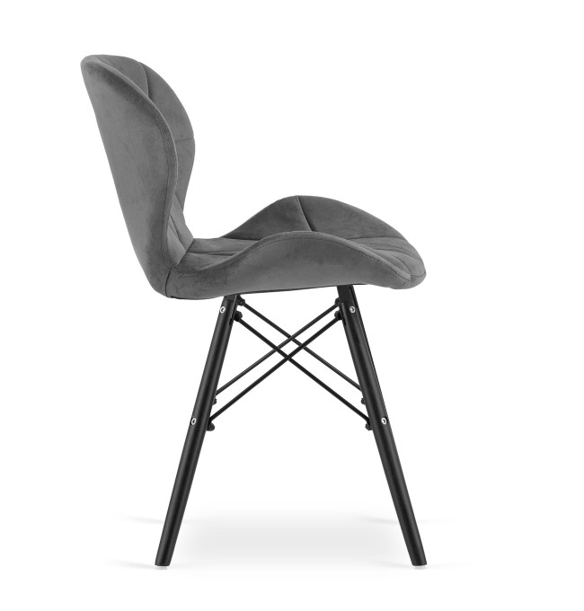 Set čtyř jídelních židlí LAGO šedé (4ks)