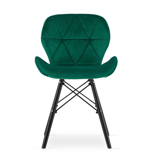 Set čtyř jídelních židlí LAGO zelené (4ks)