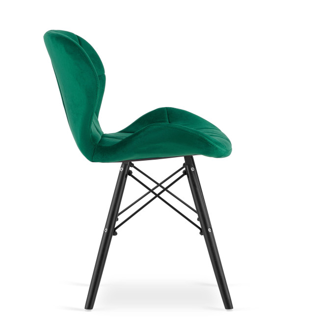 Set čtyř jídelních židlí LAGO zelené (4ks)