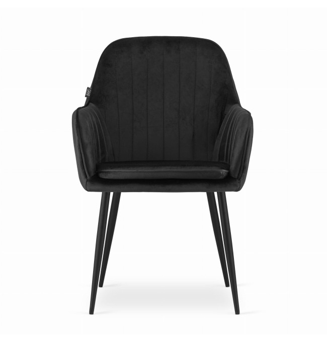 Set jídelních židlí LUGO černé (2ks)