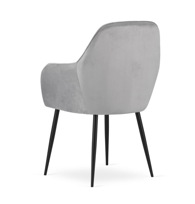 Jídelní židle LUGO stříbrná / šedá