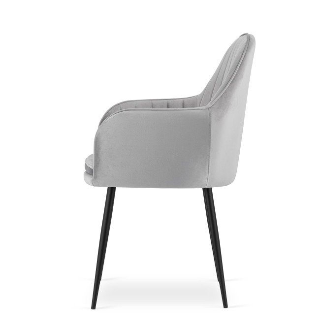 Jídelní židle LUGO stříbrná / šedá