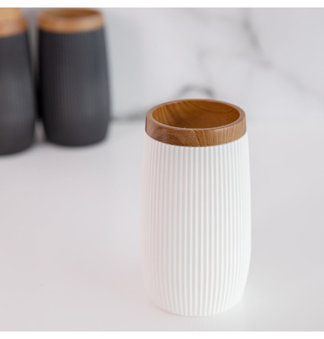 Koupelnový pohár DIALL bílý ALL 860053