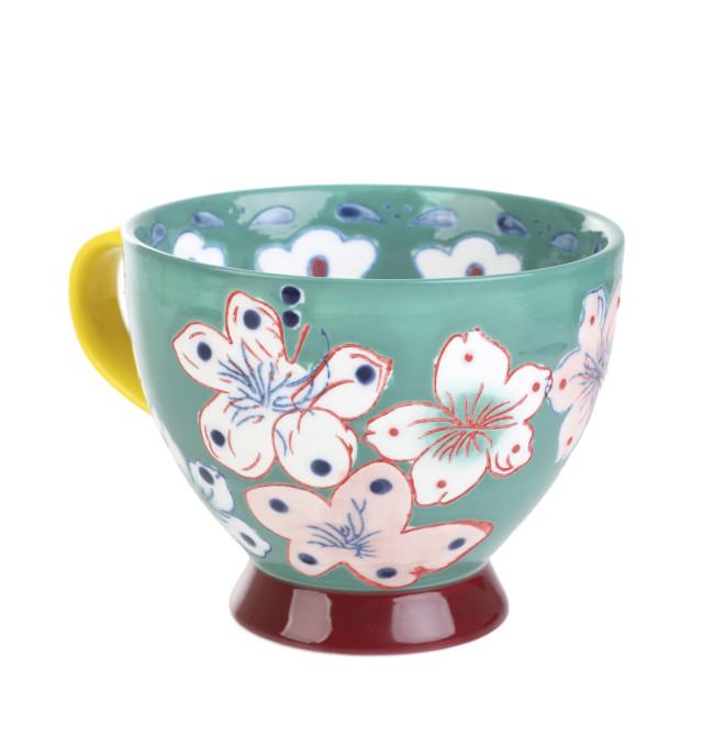 Šálek SALVA tyrkysový 886596 400 ml