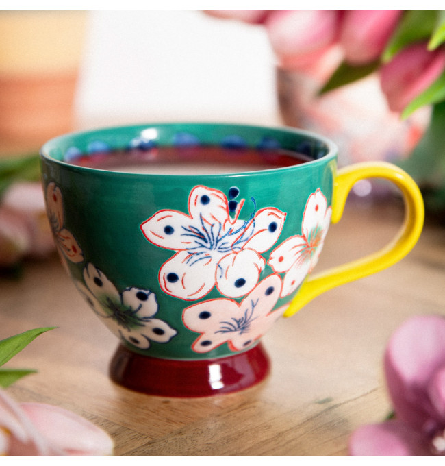 Šálek SALVA tyrkysový 886596 400 ml