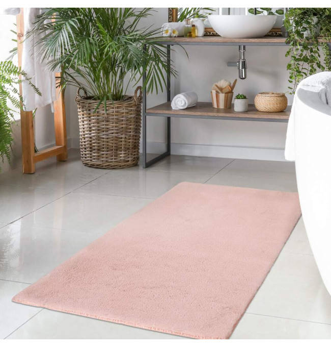 Koupelnový koberec Topia Mats 400 pudrově - růžový