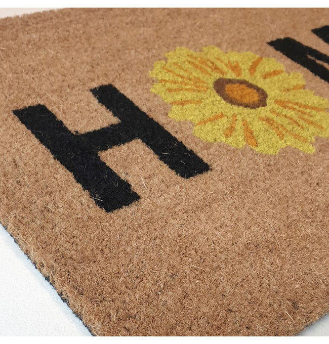 Rohožka Home hnědá / žlutá