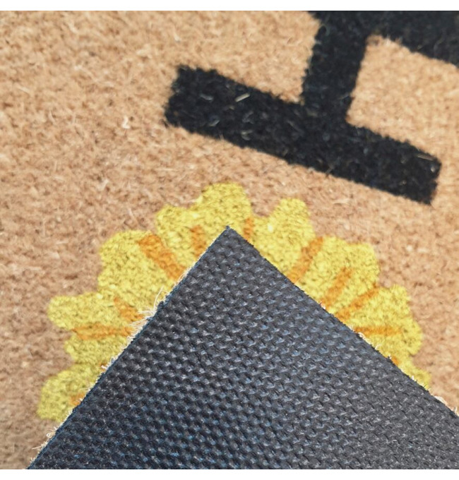 Rohožka Home hnědá / žlutá