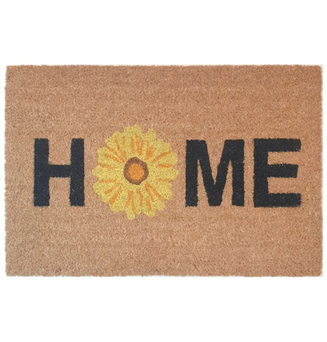 Rohožka Home hnědá / žlutá