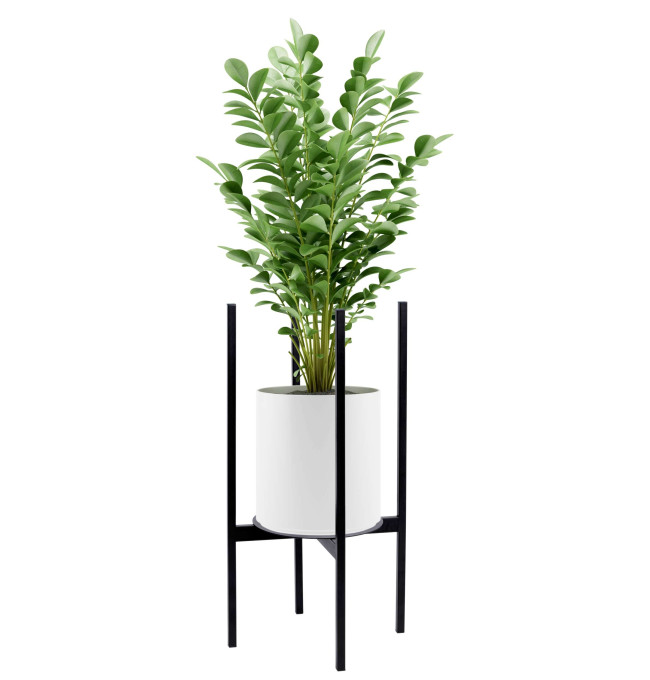 Stojan na kvety TORRE černý 70 cm