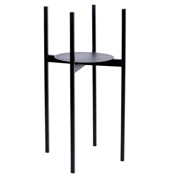 Stojan na kvety TORRE černý 70 cm