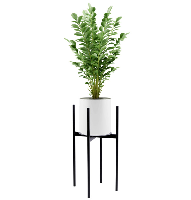 Stojan na kvety TORRE černý 70 cm