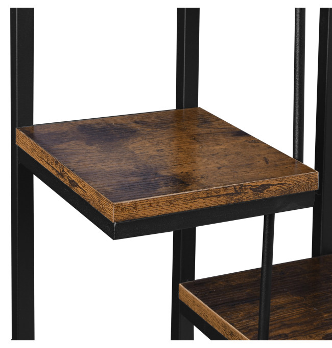 Nástěnný stojan na květiny HAGART RUSTIC černý
