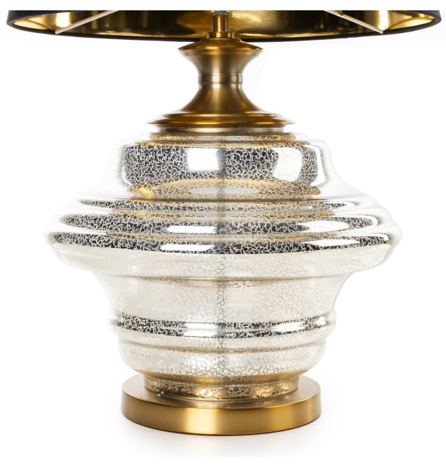 Dekorační lampa AMARI 02 černá / zlatá