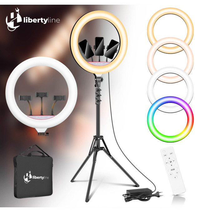 Kruhové světlo LUMO LED RGB