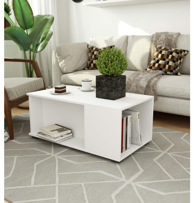 Konferenční stolek JULIET bílý