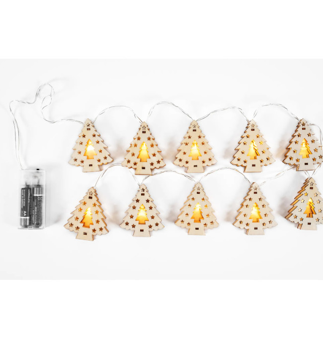 LED girlanda CD009 dřevěné stromky