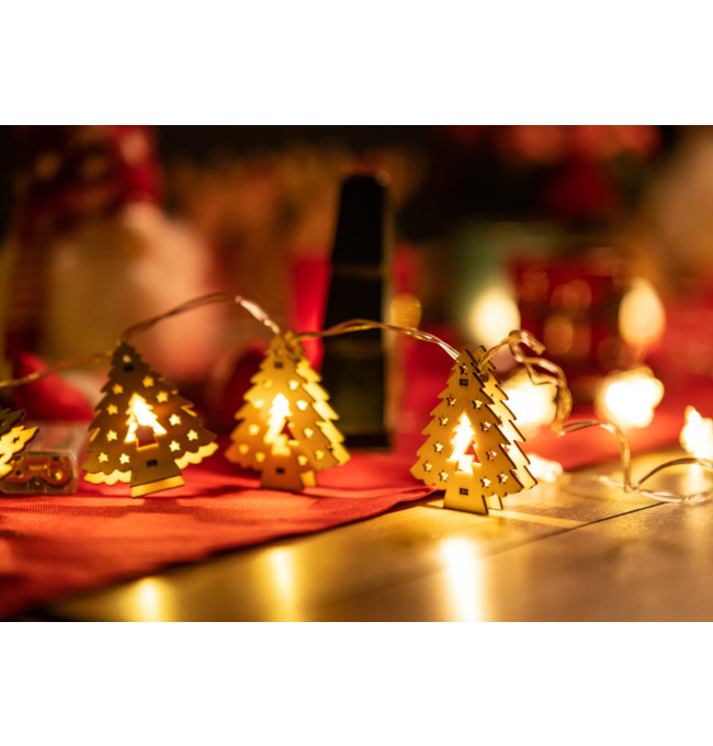 LED girlanda CD009 dřevěné stromky
