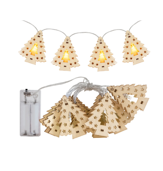 LED girlanda CD009 dřevěné stromky