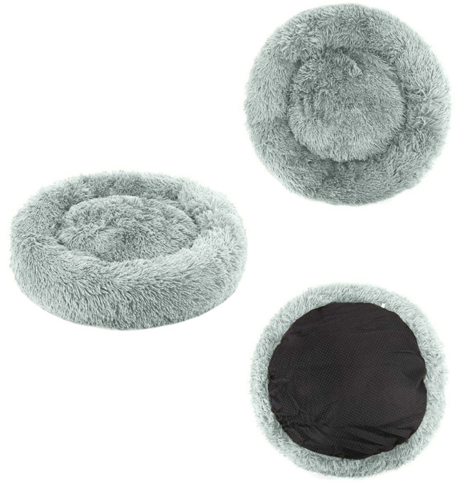 Lehátko pro psa - světle šedé L