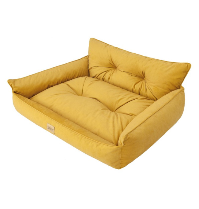 Pelíšek pro psa JOKER PIK XXL fancy, žlutý