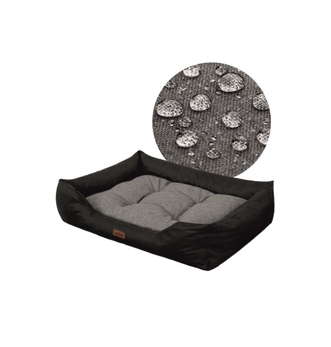 Pelíšek PUFFY R5 EKOMAT černá/grafitová matrace, ekolen