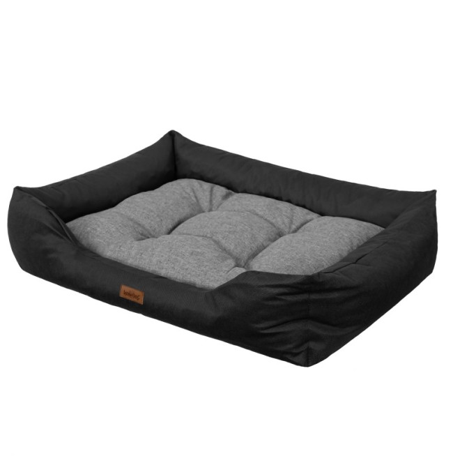 Pelíšek PUFFY R3 EKOMAT černá/grafitová matrace, ekolen