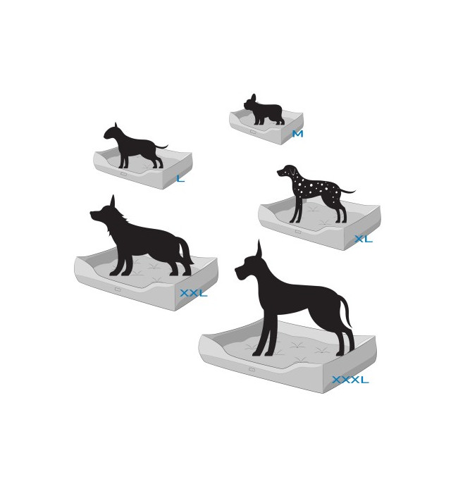 Pelíšek PUFFY R5 černé tlapky, prestige