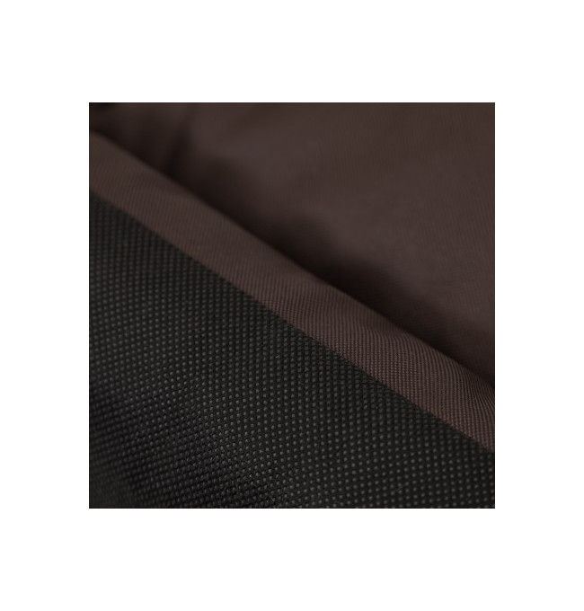 Pelíšek PUFFY R2 hnědý/černý, oxford