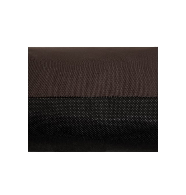 Pelíšek PUFFY R3 hnědý / černý, oxford