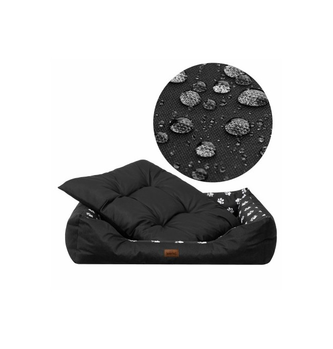 Pelíšek PUFFY R1 černé tlapky, prestige