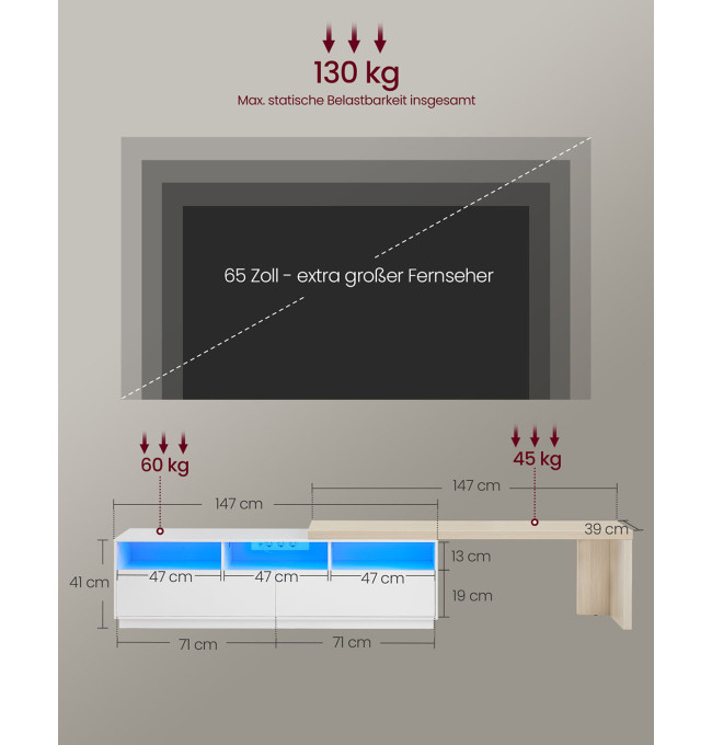 Stolek pod TV LTV126W02