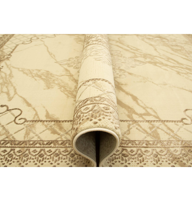 Koberec Allora Plus 8164A Marmur Ornament béžový / krémový