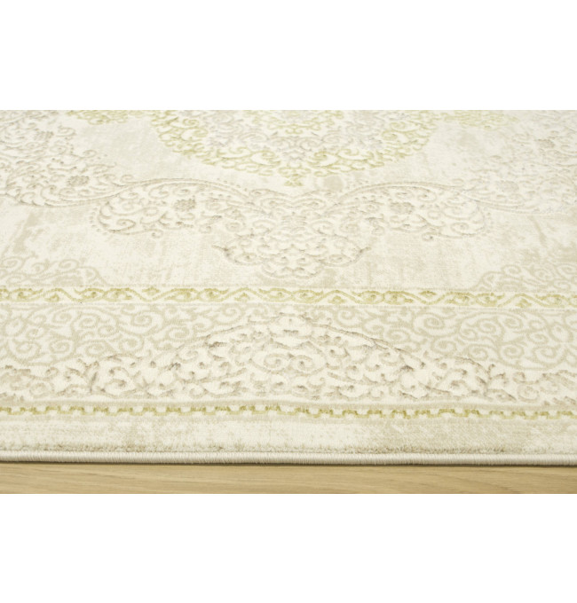 Koberec Allora Plus B826A lesklý krémový/zlatý
