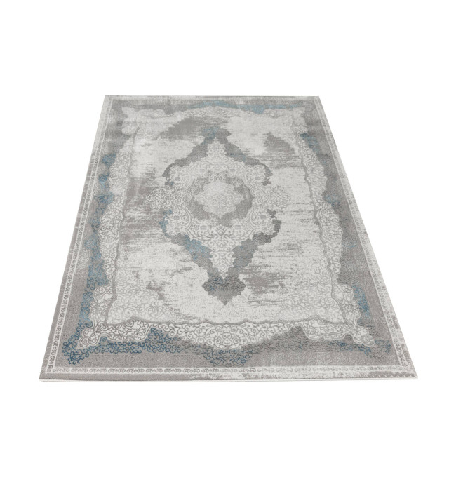 Koberec Allora Plus B827B ornament, šedý