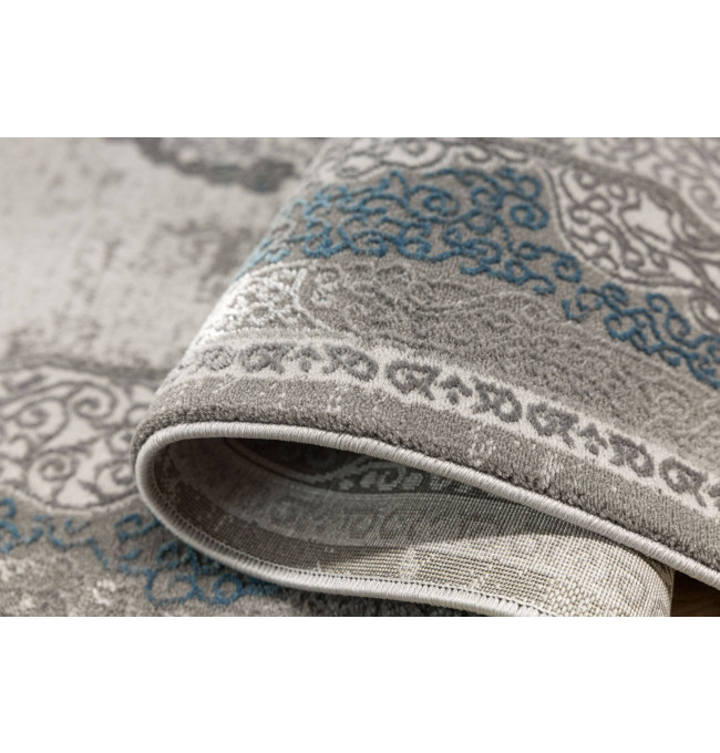 Koberec Allora Plus B827B ornament, šedý