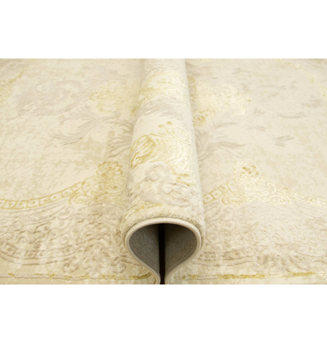 Koberec Allora Plus 9435A Ornament krémový / béžový / zlatý