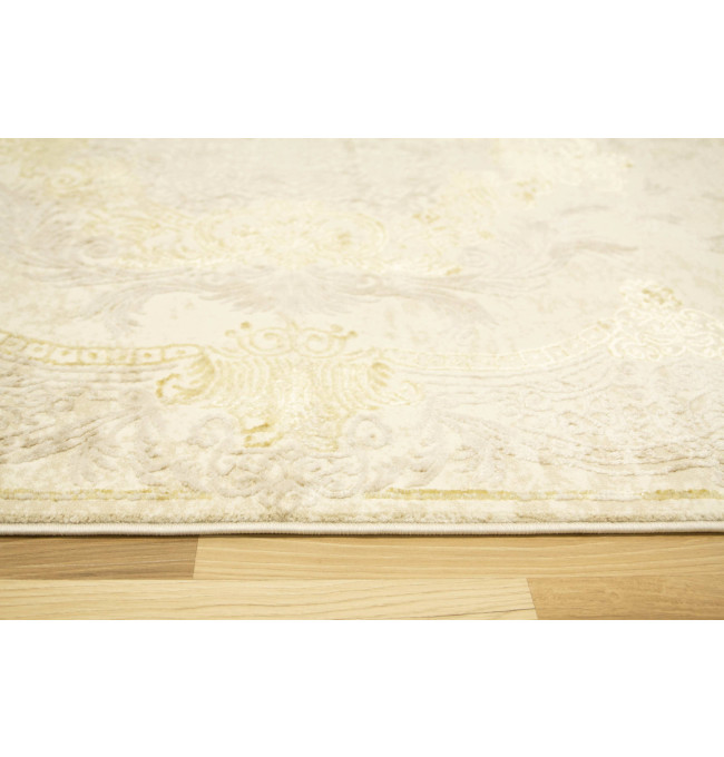 Koberec Allora Plus 9435A Ornament krémový / béžový / zlatý