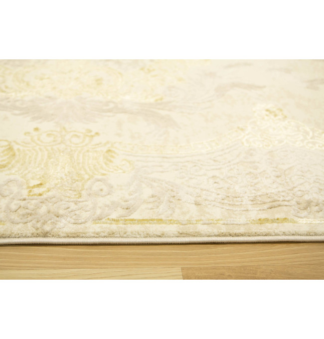 Koberec Allora Plus 9435A Ornament krémový / béžový / zlatý