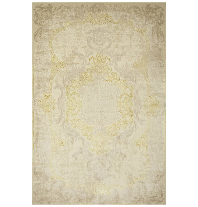Koberec Allora Plus 9435A Ornament krémový / béžový / zlatý